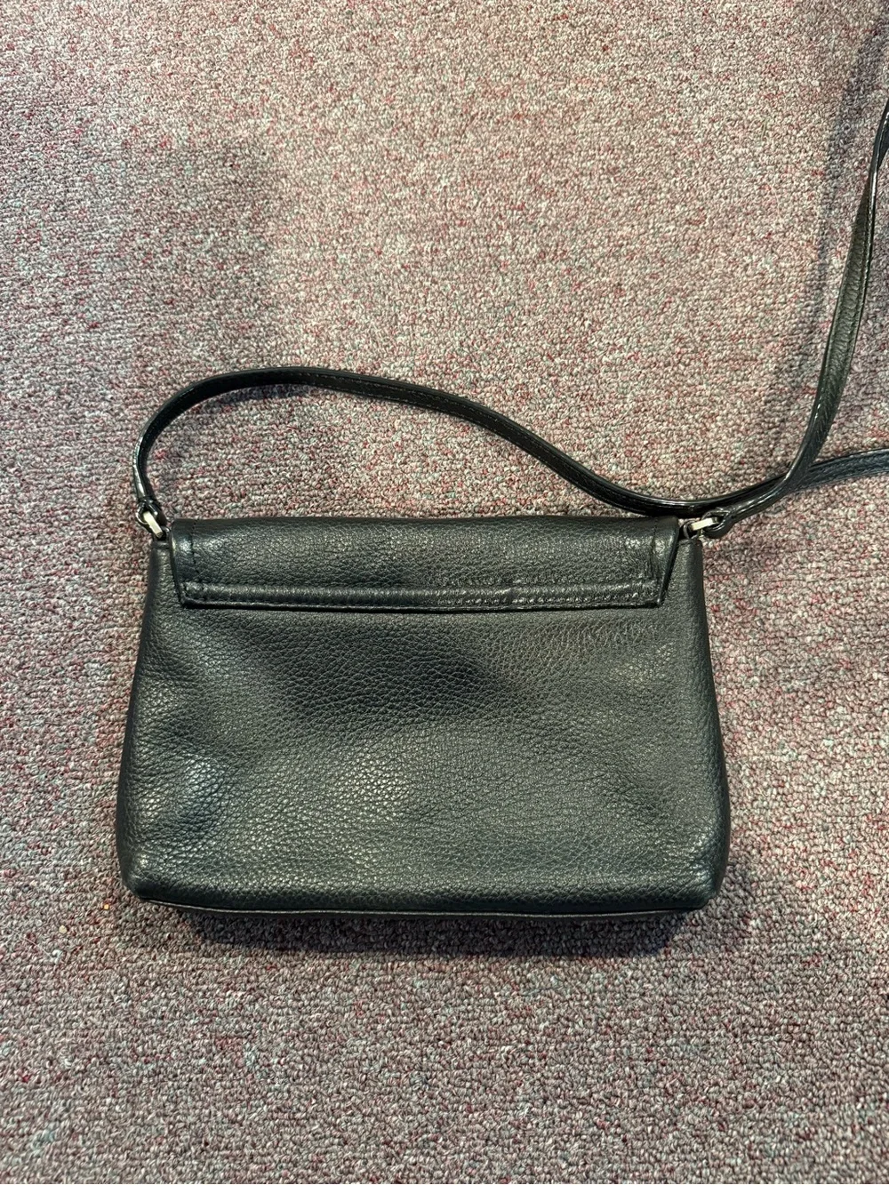 kate spade Black Pebbled Leather Crossbody Purse
